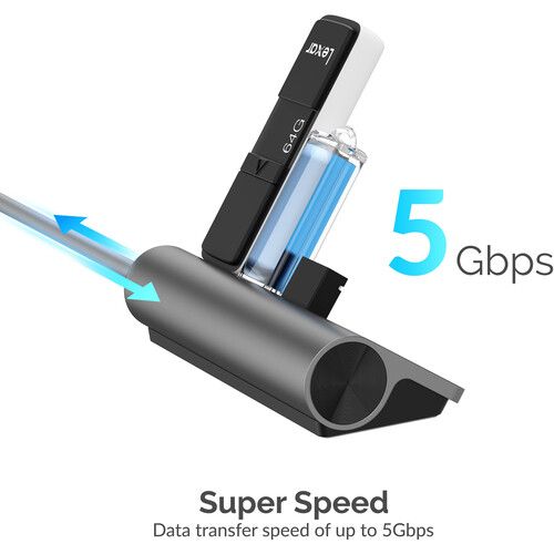  Sabrent 3-Port USB 3.0 Hub with SD and Micro SD Card Readers