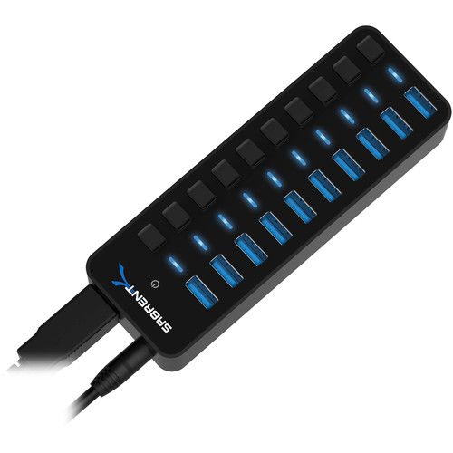  Sabrent 10-Port USB 3.0 Hub