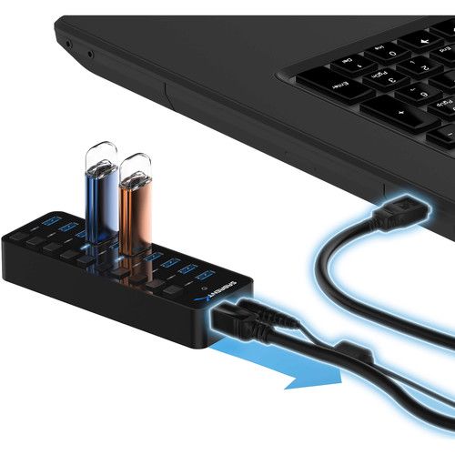  Sabrent 10-Port USB 3.0 Hub