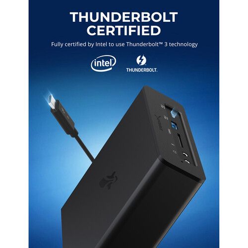  Sabrent DS-SRKT Thunderbolt 3 Dual M.2 SSD Docking Station