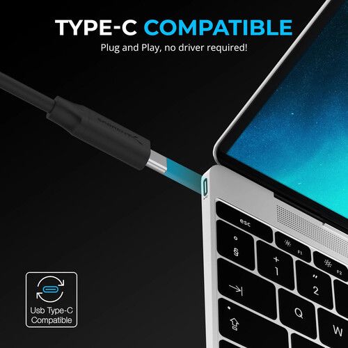  Sabrent HB-C4WP USB-C 3-Port Hub