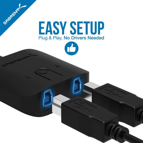  Sabrent USB 3.0 Sharing Switch