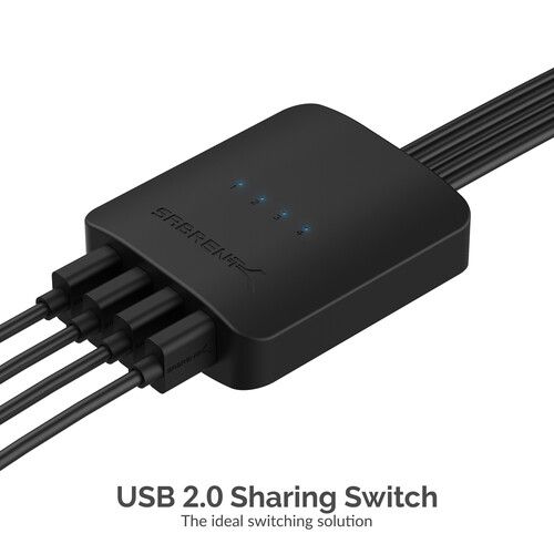  Sabrent 4-Way USB 2.0 Sharing Switch