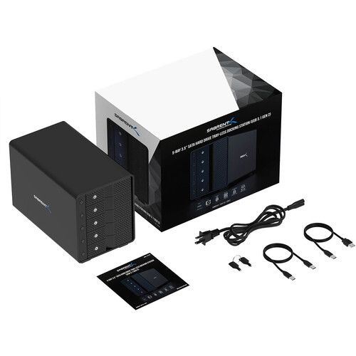  Sabrent USB 3.2 Gen 2 5-Bay 3.5