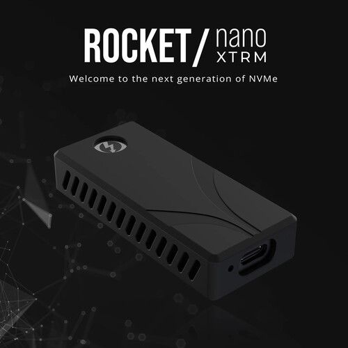  Sabrent 1TB Rocket Nano XTRM Thunderbolt 3 External SSD (Silver)