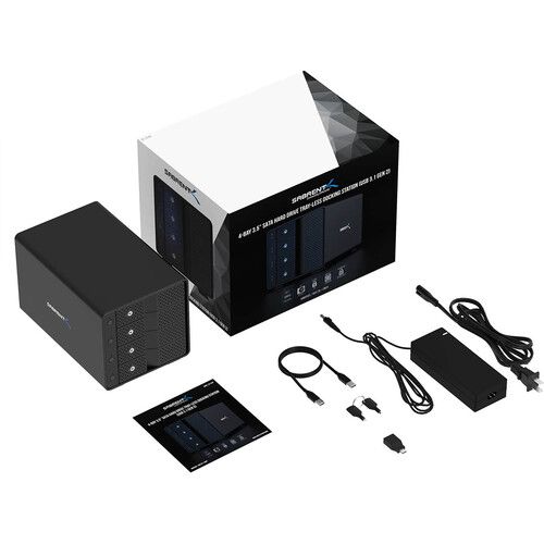  Sabrent USB 3.2 Gen 2 4-Bay 3.5