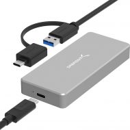 [아마존 핫딜]  [아마존핫딜]Sabrent USB 3.1 Aluminum Enclosure for M.2 NVMe SSD in Gray (EC-NVME)