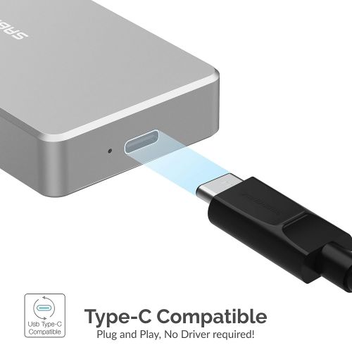  [아마존 핫딜]  [아마존핫딜]Sabrent USB 3.1 Aluminum Enclosure for M.2 NVMe SSD in Gray (EC-NVME)