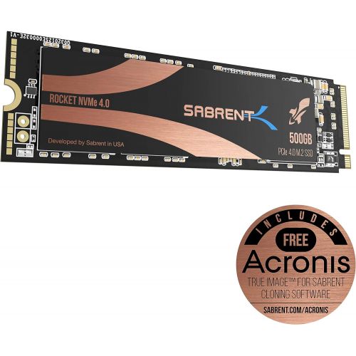 [아마존핫딜][아마존 핫딜] Sabrent 500GB Rocket Nvme PCIe 4.0 M.2 2280 Internal SSD Maximum Performance Solid State Drive (SB-ROCKET-NVMe4-500)