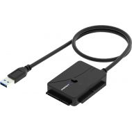 [아마존 핫딜] Sabrent USB 3.0 to SSD/SATA/IDE 2.5/3.5/5.25-INCH Hard Drive Converter with UL Power Supply & LED Activity Lights [10TB Support] (USB-DS12)