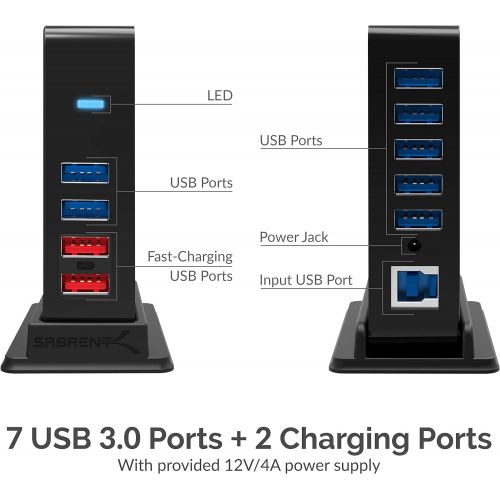  [아마존 핫딜] Sabrent 7 Port USB HUB