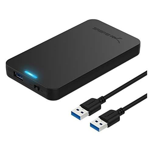  [아마존 핫딜]  [아마존핫딜]Sabrent Festplatten - Zubehoer Gehause Werkzeugloses 2.5-Zoll SATA auf USB 3.0 externes Festplattengehause [Optimiert fuer SSD, Unterstuetzt UASP SATA III] Schwarz (EC-UASP)