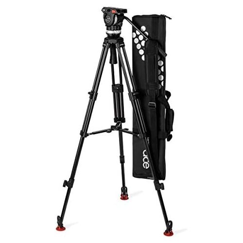  Sachtler Ace XL Tripod System with Aluminum Legs & Mid-Level Spreader for Digital Cine Style and DSLR Cameras