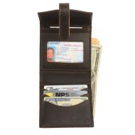 Saddleback Leather Co. Saddleback Leather Trifold Wrap Wallet - RFID Shielded, 100% Full Grain Leather Wrap Around Wallet with 100 Year Warranty
