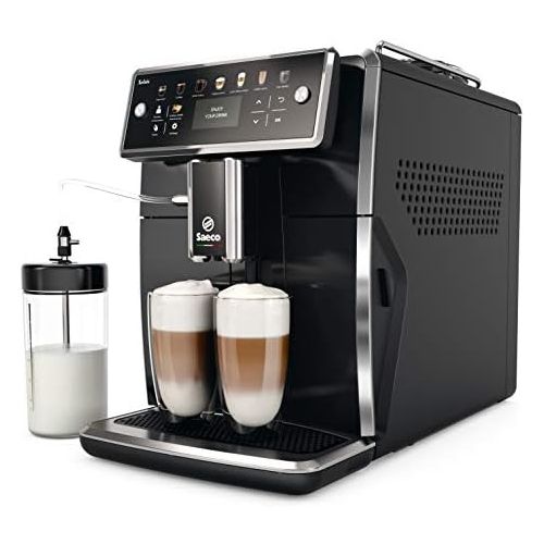 필립스 Philips Saeco Xelsis SM7580/00 Kaffeevollautomat (LED Display) pianoschwarz (FR Version)