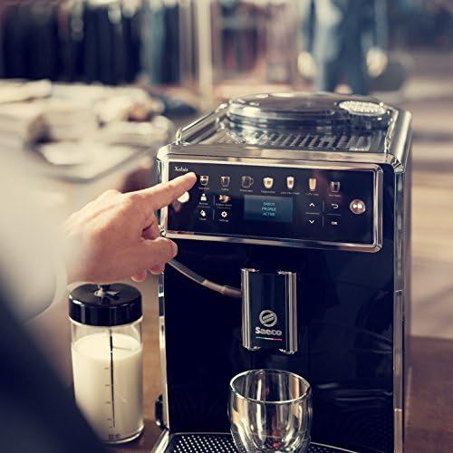 필립스 Philips Saeco Xelsis SM7580/00 Kaffeevollautomat (LED Display) pianoschwarz (FR Version)