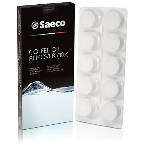  Saeco CA6704/99 Kaffeefettloeser-Tabletten (fuer Kaffeevollautomaten) 1er Pack (10 x 1,6 g)