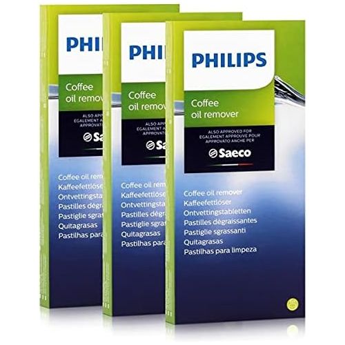 Philips Saeco CA6704/10 Kaffeefettloeser - 6 Tabletten a 1,6g (3er Pack)