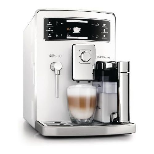 Saeco HD8953/21 Xelsis Evo Kaffeevollautomat, 15 bar, integrierte Milchkaraffe, weiss