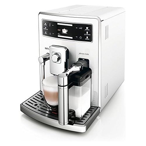  Saeco HD8953/21 Xelsis Evo Kaffeevollautomat, 15 bar, integrierte Milchkaraffe, weiss