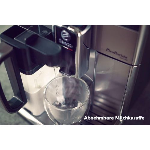  Saeco PicoBaristo Deluxe SM5573/10 Kaffeevollautomat (LED Display, integriertes Milchsystem) edelstahl