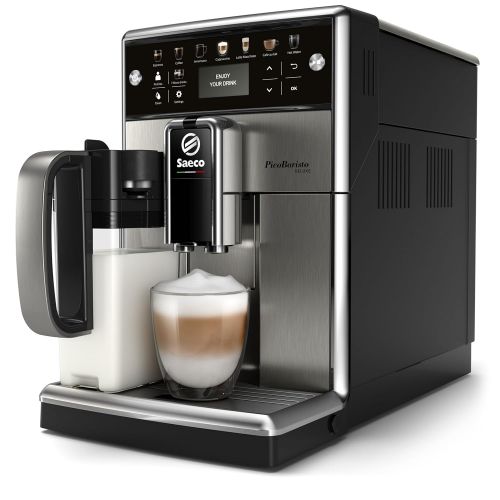  Saeco PicoBaristo Deluxe SM5573/10 Kaffeevollautomat (LED Display, integriertes Milchsystem) edelstahl