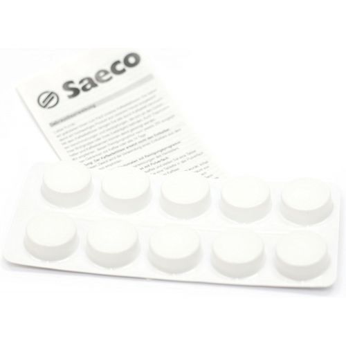  Saeco Espresso Machine Cleaner, Blister Pack of (10) tablets