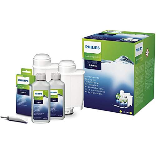  Philips Saeco CA6706/47 Maintenance Kit - 2x Descaler, 2x Water Filter Cartridges, 10x Oil Remover Tablets and Service Kit