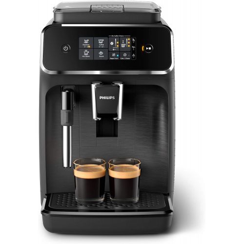  Philips Kitchen Appliances Philips 2200 Series Fully Automatic Espresso Machine w/ Milk Frother, Black, EP2220/14