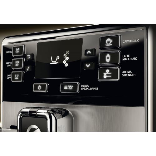  Saeco HD892747 PicoBaristo Super Automatic Espresso Machine, Stainless Steel