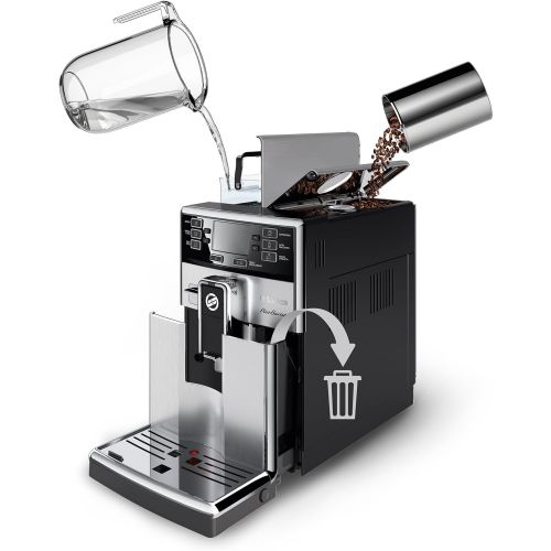  Saeco HD892747 PicoBaristo Super Automatic Espresso Machine, Stainless Steel