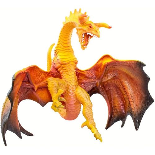  Safari Ltd. Prehistoric World Realistic Hand Painted Phthalate, Lead and BPA Free Figurine - for Ages 3 and Up - Lava Dragon
