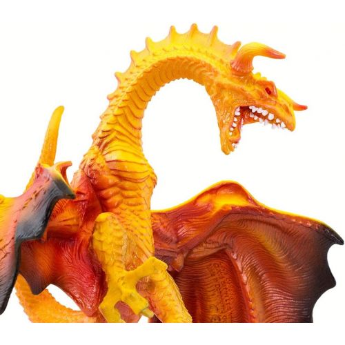  Safari Ltd. Prehistoric World Realistic Hand Painted Phthalate, Lead and BPA Free Figurine - for Ages 3 and Up - Lava Dragon