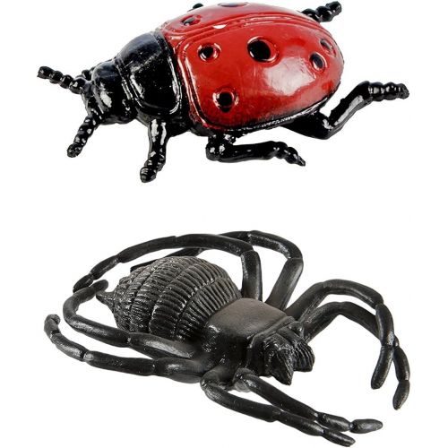  Safari Ltd. Safari Ltd Insects TOOB  Comes With 14 Toy Figurines  Including Caterpillar, Dragonfly, Centipede, Grasshopper, Ladybug, Spider, Butterflies, Bee, Scorpion, Praying Mantis, And M