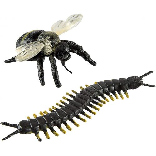  Safari Ltd. Safari Ltd Insects TOOB  Comes With 14 Toy Figurines  Including Caterpillar, Dragonfly, Centipede, Grasshopper, Ladybug, Spider, Butterflies, Bee, Scorpion, Praying Mantis, And M