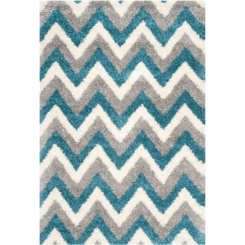  Safavieh Shag Kids Willis Zigzag Stripes Area Rug or Runner