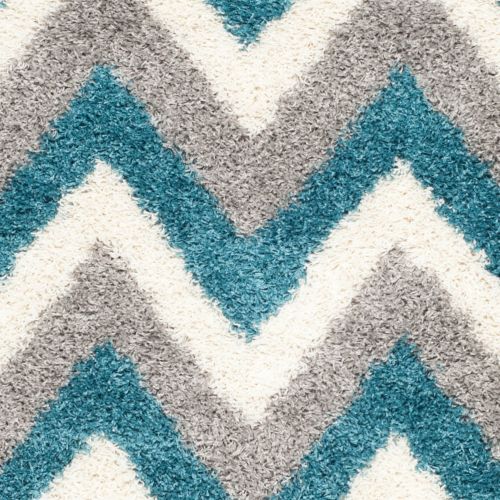  Safavieh Shag Kids Willis Zigzag Stripes Area Rug or Runner