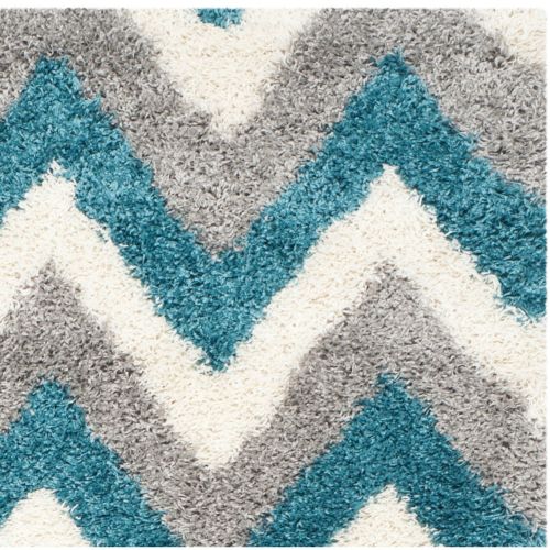  Safavieh Shag Kids Willis Zigzag Stripes Area Rug or Runner