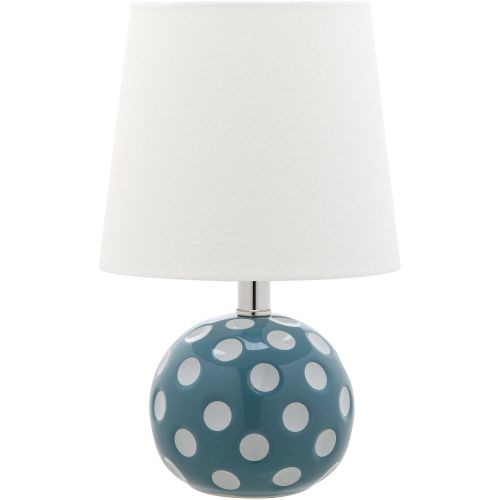  Safavieh Kids Polka Dot Circle Mini Table Lamp with CFL Bulb, Multiple Colors