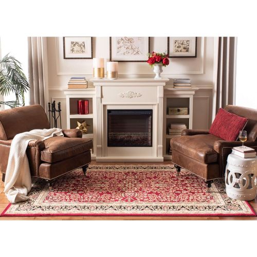  Safavieh Lyndhurst Collection LNH214A Traditional Oriental Red and Black Area Rug (33 x 53)