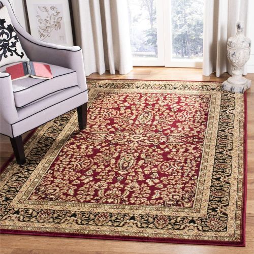  Safavieh Lyndhurst Collection LNH214A Traditional Oriental Red and Black Area Rug (33 x 53)
