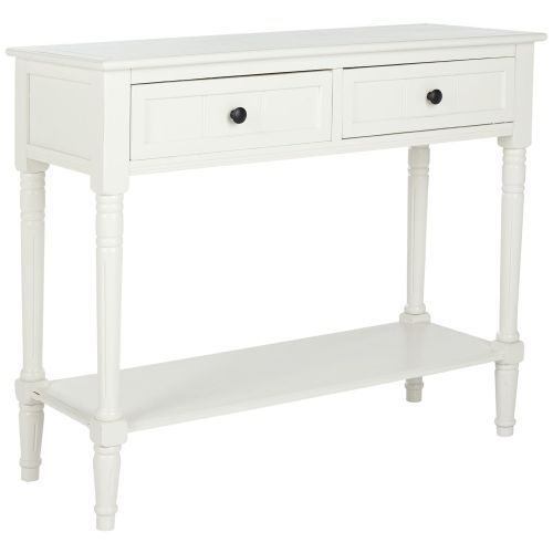  Safavieh American Homes Collection Samantha Distressed Cream 2-Drawer Console Table