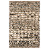 Safavieh Bohemian Collection BOH525A Hand-Knotted Blue and Multi Jute Area Rug (26 x 4)