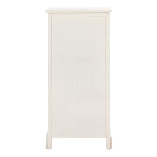 Safavieh American Homes Collection Raven Distressed Cream Tall Storage Unit