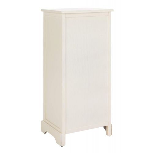 Safavieh American Homes Collection Raven Distressed Cream Tall Storage Unit
