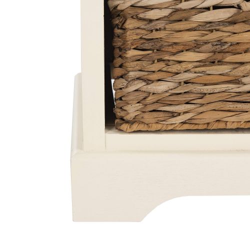  Safavieh American Homes Collection Raven Distressed Cream Tall Storage Unit