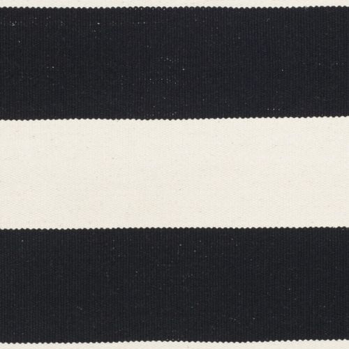  Safavieh Montauk Collection MTK712D Handmade Flatweave Black and Ivory Cotton Area Rug (3 x 5)