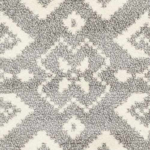 Safavieh Adirondack Collection ADR107B Ivory and Silver Rustic Bohemian Square Area Rug (4 Square)