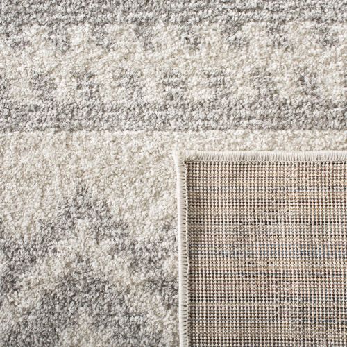  Safavieh Adirondack Collection ADR107B Ivory and Silver Rustic Bohemian Square Area Rug (4 Square)