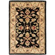 Safavieh Heritage Collection HG957A Handcrafted Traditional Oriental Black and Gold Wool Area Rug (23 x 4)